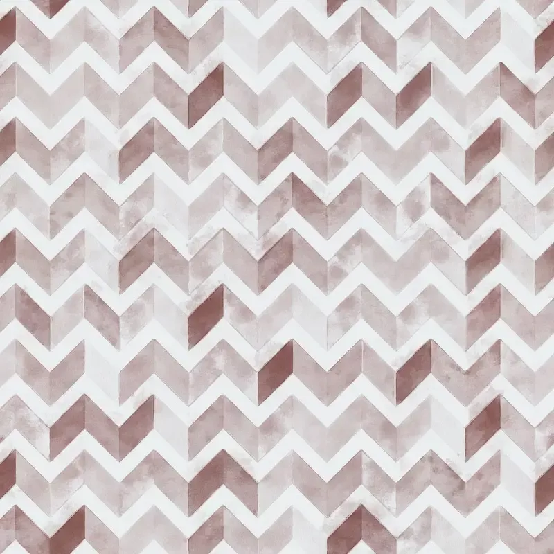 Watercolor Zigzag Fabric – Plum