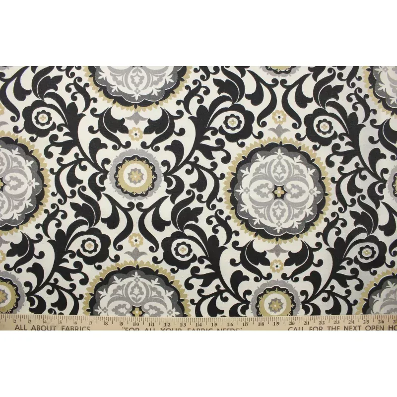 Waverly Celestial Sun Cotton Fabric in Nightfall