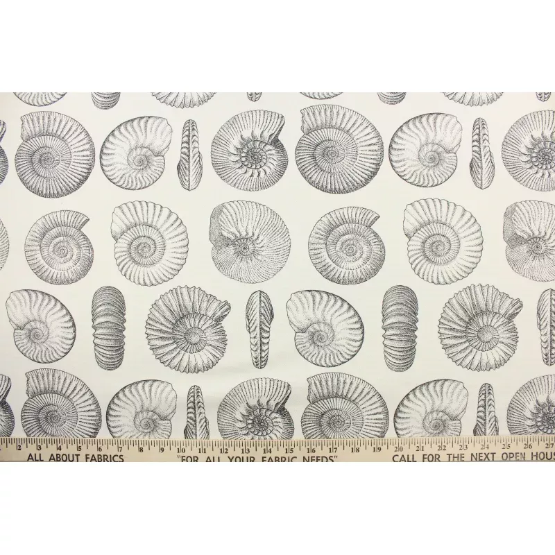 Waverly Natilus Shell Fabric in Sail