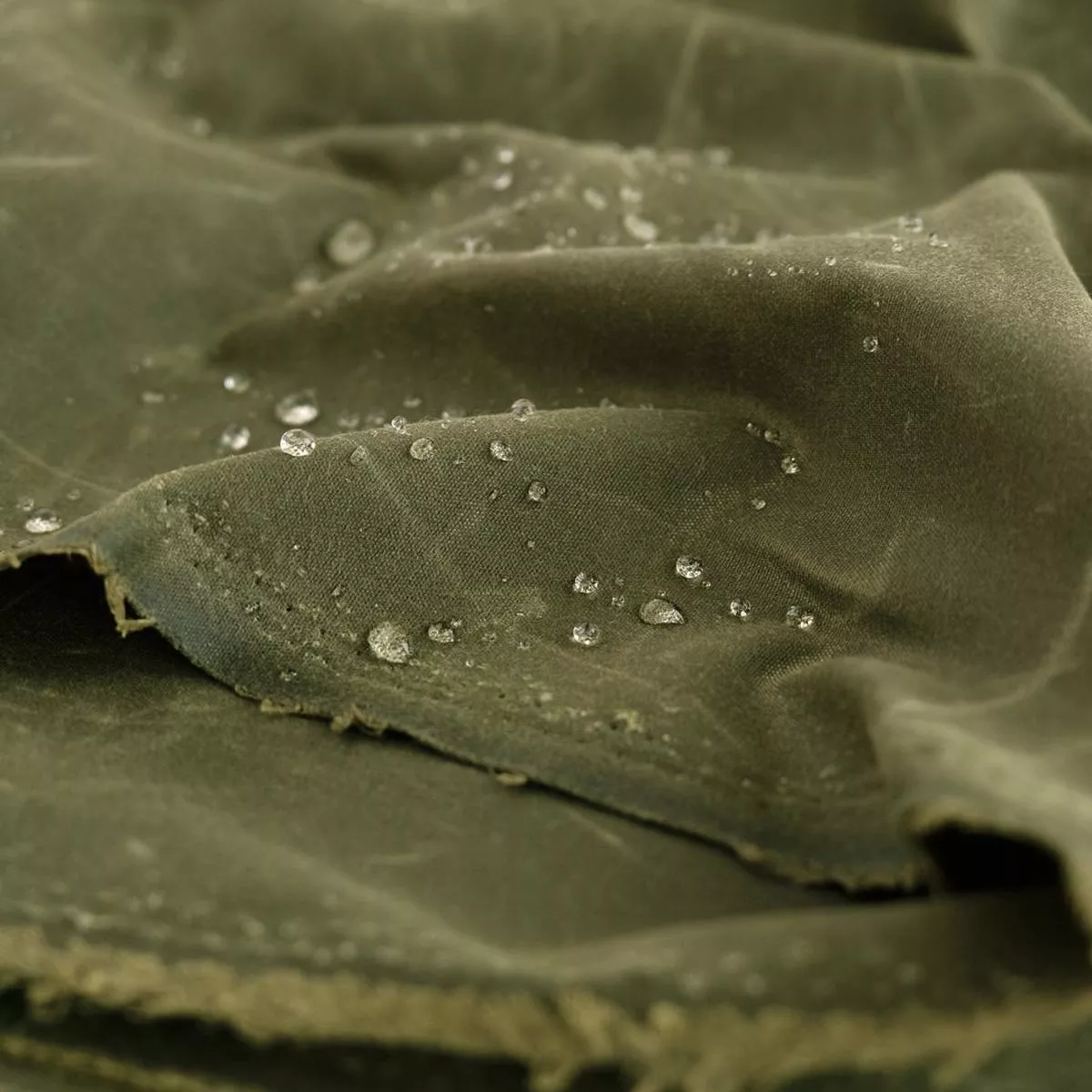 Waxed Cotton Canvas – Military