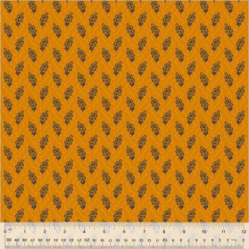 WINDHAM FABRICS – Circa: Sharp Cheddar by Whistler Studios – Verdure – Tumeric