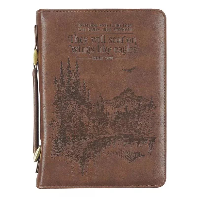 Wings Like Eagles Bible Cover BBM705