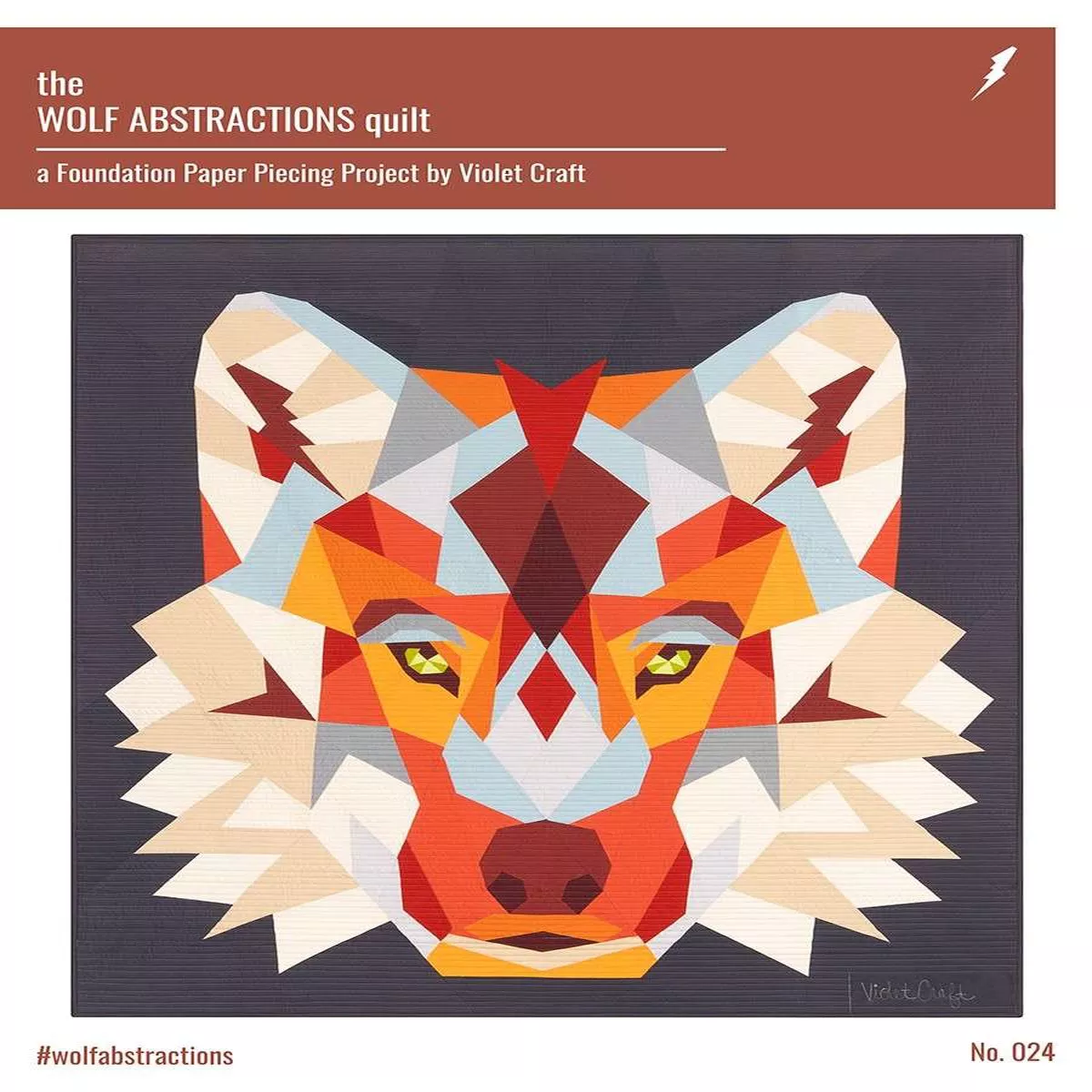 Wolf Abstractions Quilt Pattern by Violet Craft