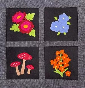 Wonderful Wooly Wildflowers Class Kit