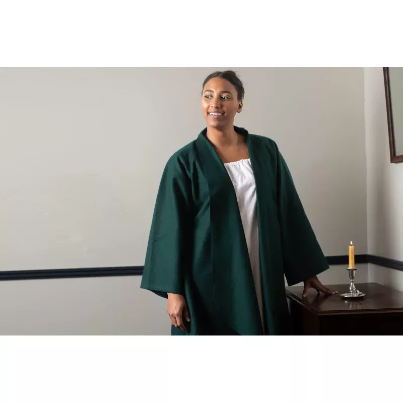 Wool Bedgown – Hunter Green