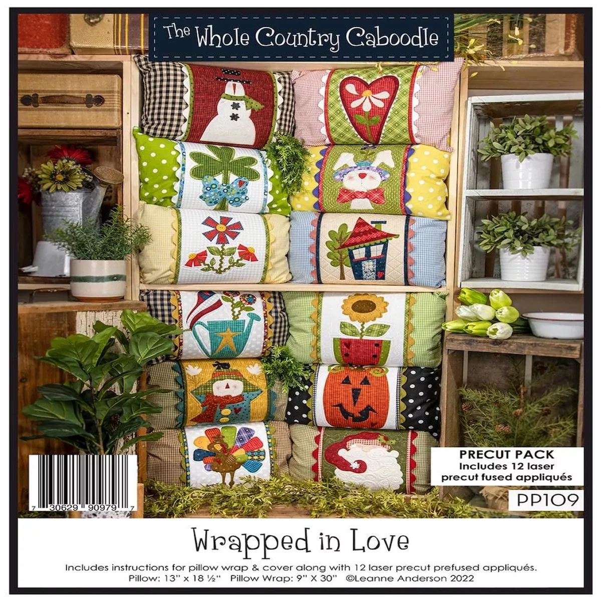 Wrapped in Love Pillow Wrap Pattern & Precut Pack
