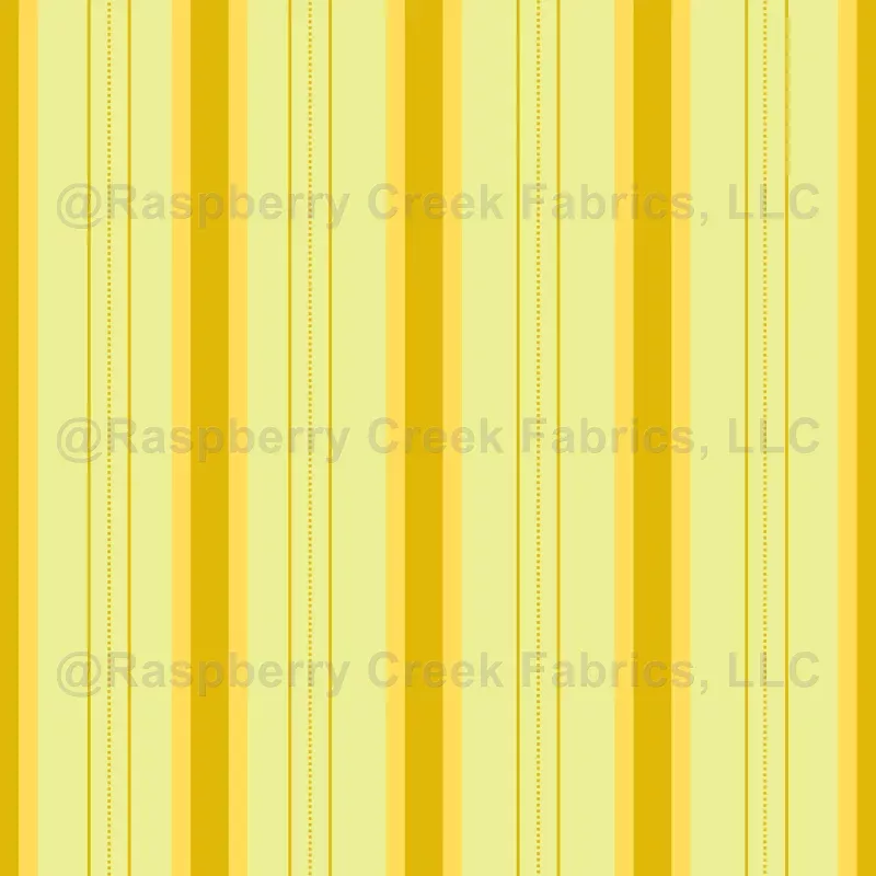 Yellow & Dark Yellow Thick and Thin Stripes Wallpaper