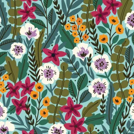 Zebras Flower Meadow