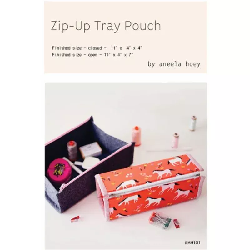 Zip Up Tray Pouch Pattern — Aneela Hoey