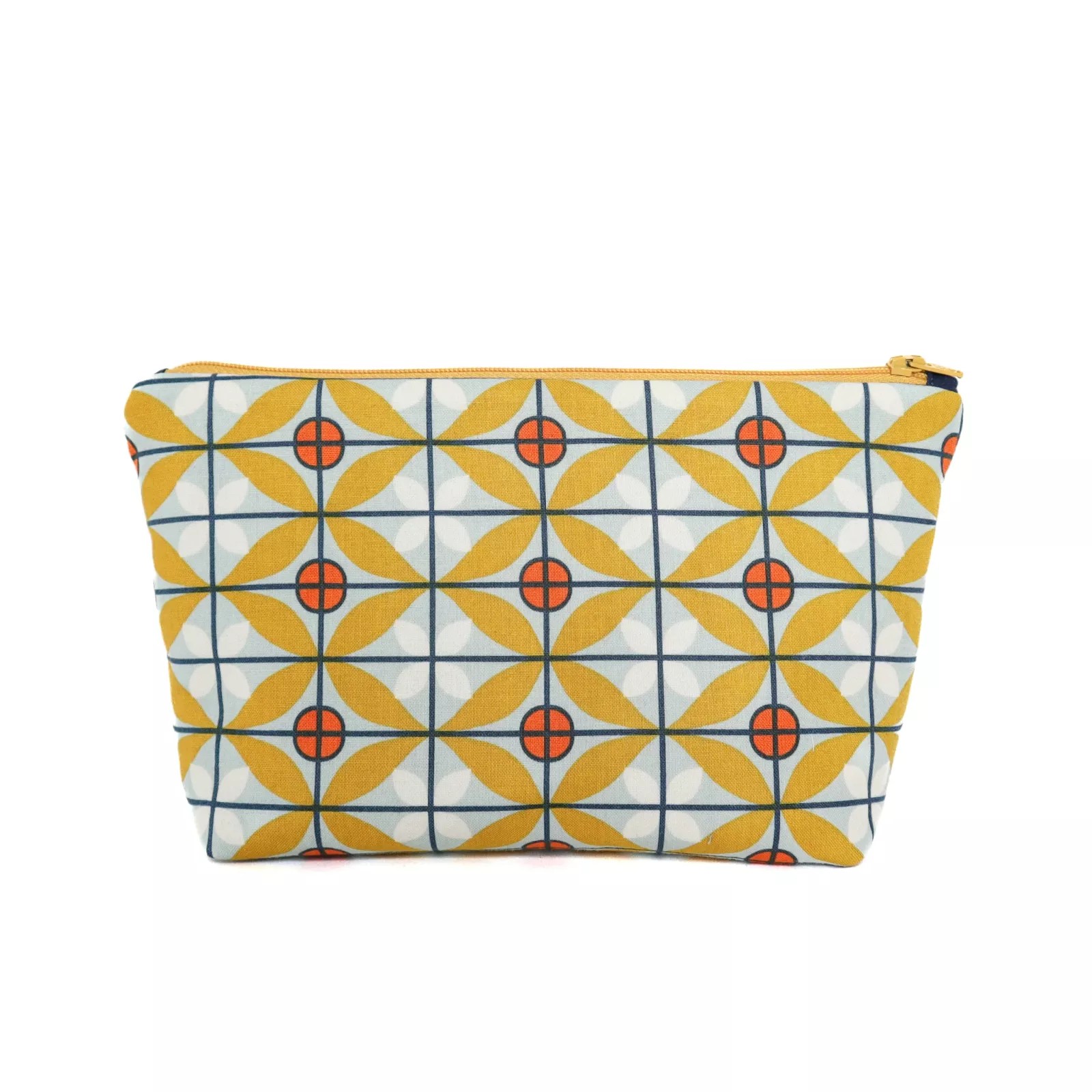Zipper Pouch Sewing Kit/Blue Tile (Crosscut Sewing Co)