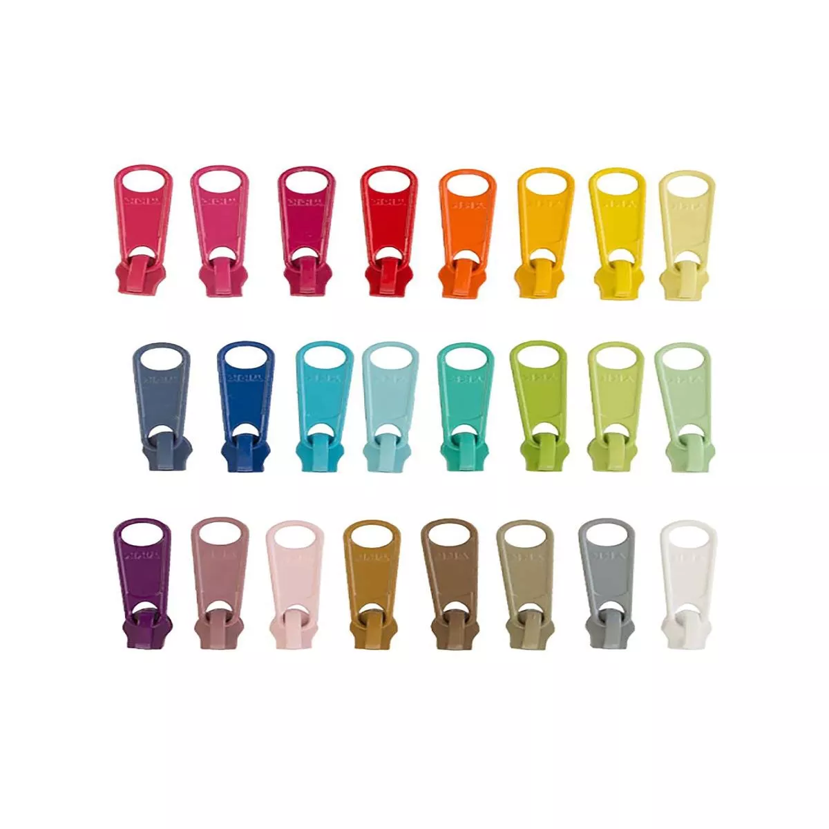 Zipper Pull Set – SPRING – 24 #4.5 pulls