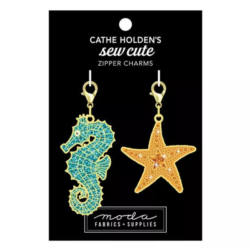 Zipper Pulls – Seahorse & Starfish