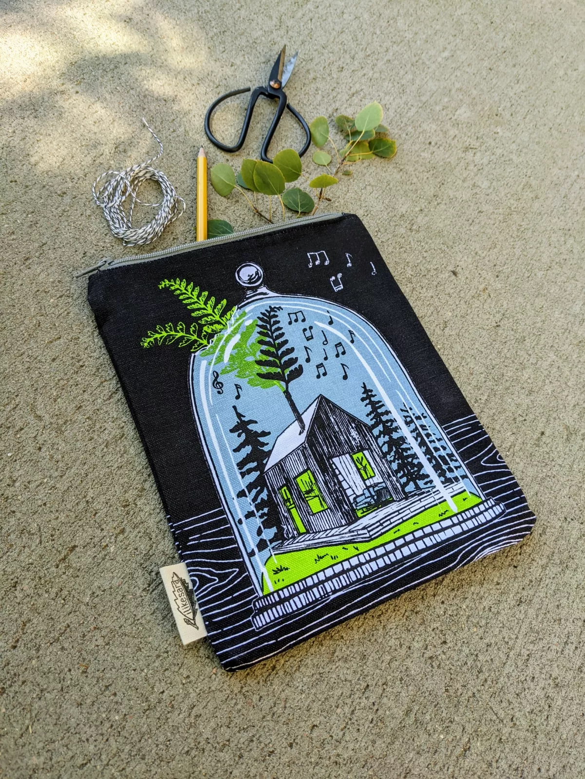 Zippered Pouch - Bell Jar Home - ilikesara