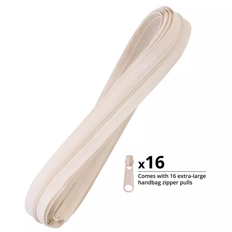 Zippers by the Yard -Ivory